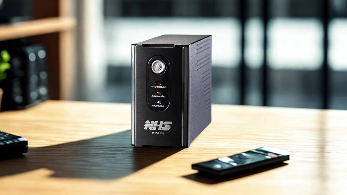 No-Break NHS Mini III 1200VA compacto e eficiente
