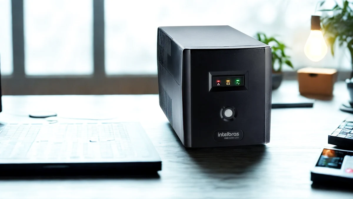 Nobreak Intelbras Interactive XNB 1200VA com design moderno