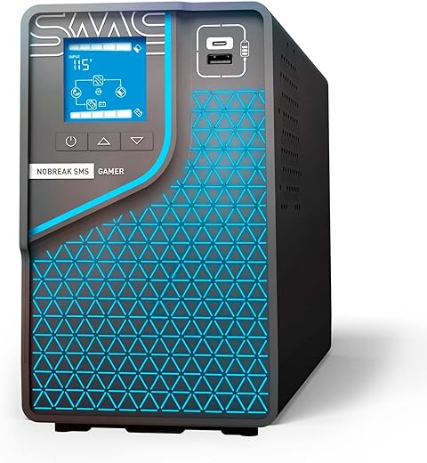 NOBREAK SMS GAMER 1500 WIFI - POTÊNCIA 1500VA | 1050W - BIVOLT ENT.:115/ 220V |SAÍDA: 115/ 220V - 8 TOMADAS (6T 10A + 2T 20A) - SENOIDAL PURA - LINE INTERACTIVE - PN 29600