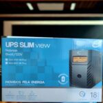 Nobreak 600VA UPS Slim View BI-Volt S/115 3 Tomadas Plus