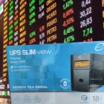 NoBreak 800VA UPS Slim View BI-Volt S/115 3 Tomadas Plus