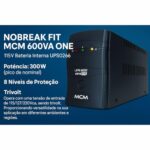 Nobreak 600VA Ups600 One Fit 3.1 Trivolt/115V Ups0266 MCM