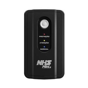 Nobreak NHS Senoidal Mini 4 600VA Entrada Bivolt Saída 120V ou 220V Configurável 6 Tomadas