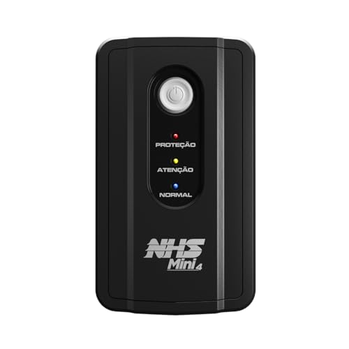 Nobreak NHS Senoidal Mini 4 600VA Entrada Bivolt Saída 120V ou 220V Configurável 6 Tomadas Nobreak NHS Senoidal Mini 4 600VA Entrada Bivolt Saída 120V ou 220V Configurável 6 Tomadas