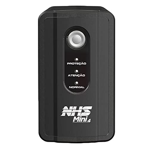 Nobreak NHS Mini 4 600VA Mono E.120/S.120V Bat 1x7Ah/12V 6 Tomadas ABS 90.A1.006000 Nobreak NHS Mini 4 600VA Mono E.120/S.120V Bat 1x7Ah/12V 6 Tomadas ABS 90.A1.006000